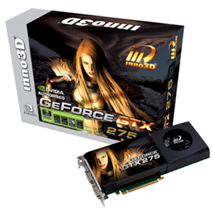 Experience Graphics Plus™ & HD gaming with Inno3D® GeForce GTX 275