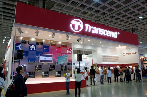 Transcend booth at Computex 2009