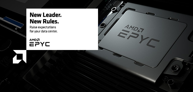 AMD EPYC™ 7002 Generation processors and compatible platforms are available now at ASBIS!
