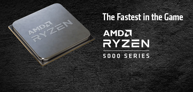 AMD Ryzen™ 5000 Series Desktop Processors built on new “Zen 3” core architecture deliver across-the board leadership performance for gamers and content creators