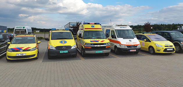 The cars are fully equipped and will increase the mobility of medical teams
