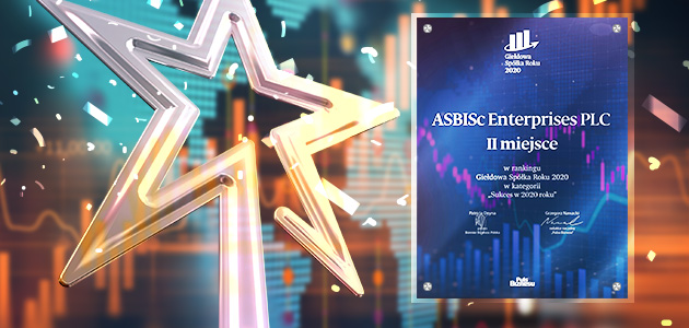 ASBIS has been recognized in the prestigious competition 'Stock Exchange Company of the Year 2020' in the category “Success in 2020” organized by 'Puls Biznesu'