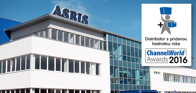 ASBIS Slovakia was named “Value Added Distributor of the Year 2016” based on the results of the Channel World magazine’ survey