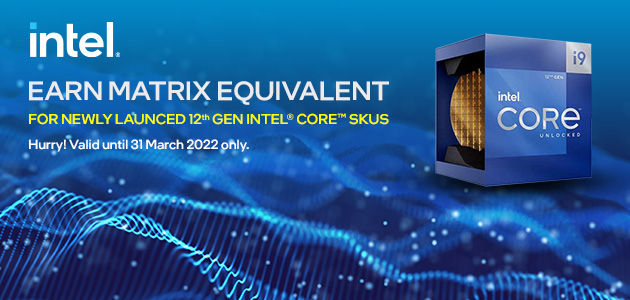 Get performance and points too on this powerful Intel promotion. In addition to the standard matrix points