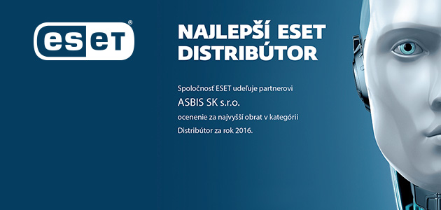 ASBIS Slovakia receives the vendor’s recognition for the highest ESET turnover on the national market