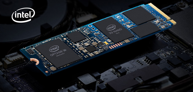 Intel in April 2019 introduced Intel Optane memory H10 with solid-state storage. The device combines the responsiveness of Intel Optane technology with the storage capacity of Intel Quad Level Cell (QLC) 3D NAND technology in an M.2 form factor.