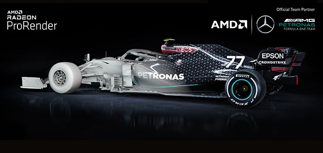 Creating World-Class Renders of the Championship-Winning Mercedes-AMG F1 W11 EQ Performance