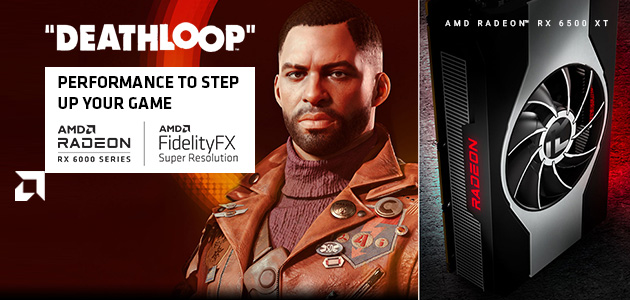 Impressive 1080p gaming performance and boosted frame rates with AMD FidelityFX™ Super Resolution technology.