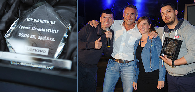 The excellence of ASBIS Slovakia in the Lenovo business was recognized by the vendor for the third year in a row