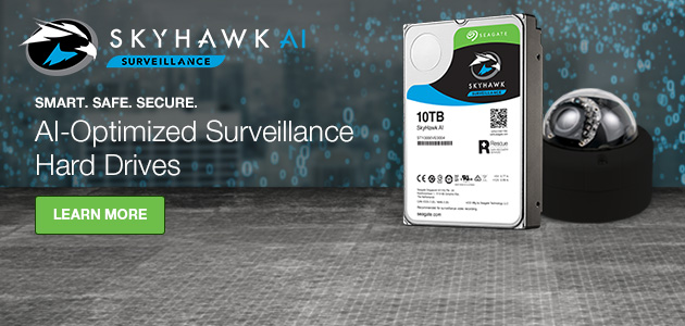 Seagate is introducing a new 10TB addition to the SkyHawk™ AI portfolio.