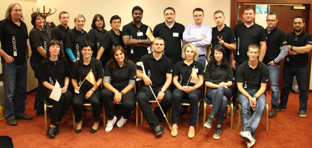 The new central Canyon team organized its first international training for sales and marketing staff