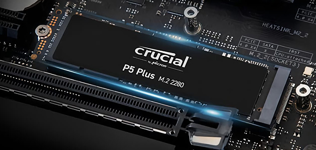 Unlock Gen4 Speed.
Supercharge your build with the P5 Plus NVMe SSD.