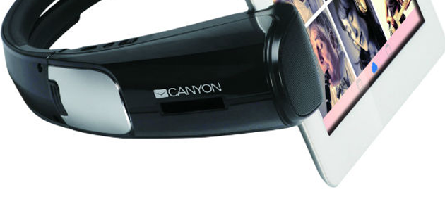 Canyon brand has presented two product in one - bluetooth speaker and tablet stand