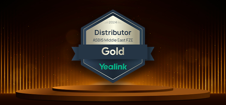 ASBIS is a gold distributor of 2024 by Yealink Network Technology