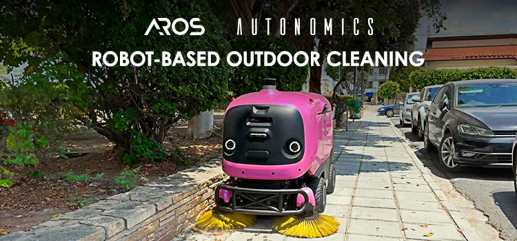AROS and Autonomics have teamed up to bring a groundbreaking outdoor cleaning solution