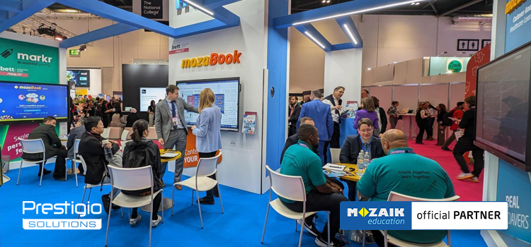 Prestigio Solutions partnered with Mozaik Education to showcase advanced technology at a global EdTech event