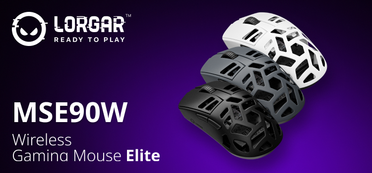 LORGAR Expands Elite Gaming Range with the MSE90W Wireless Mouse