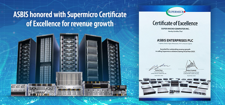 ASBIS honored with Supermicro Certificate of Excellence