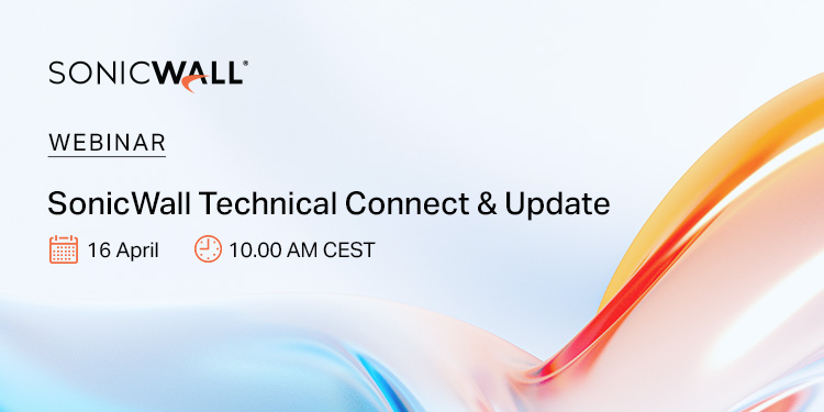 ASBIS webinar: SonicWall Technical Connect & Update. 16 April 2026.