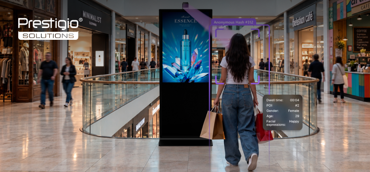 Smart Indoor 4K Digital Signage Totems by Prestigio Solutions